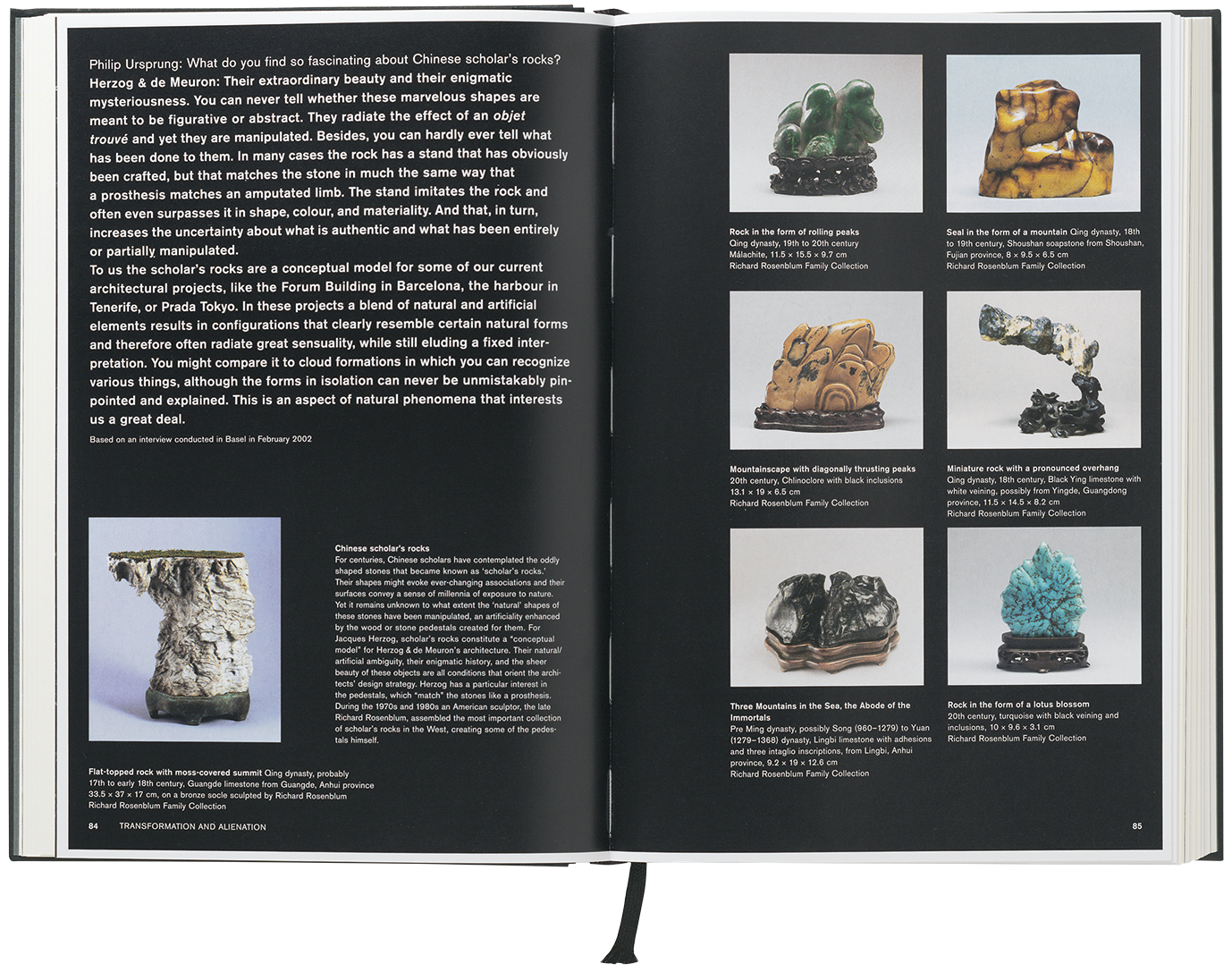 Herzog & de Meuron: Natural History book spread