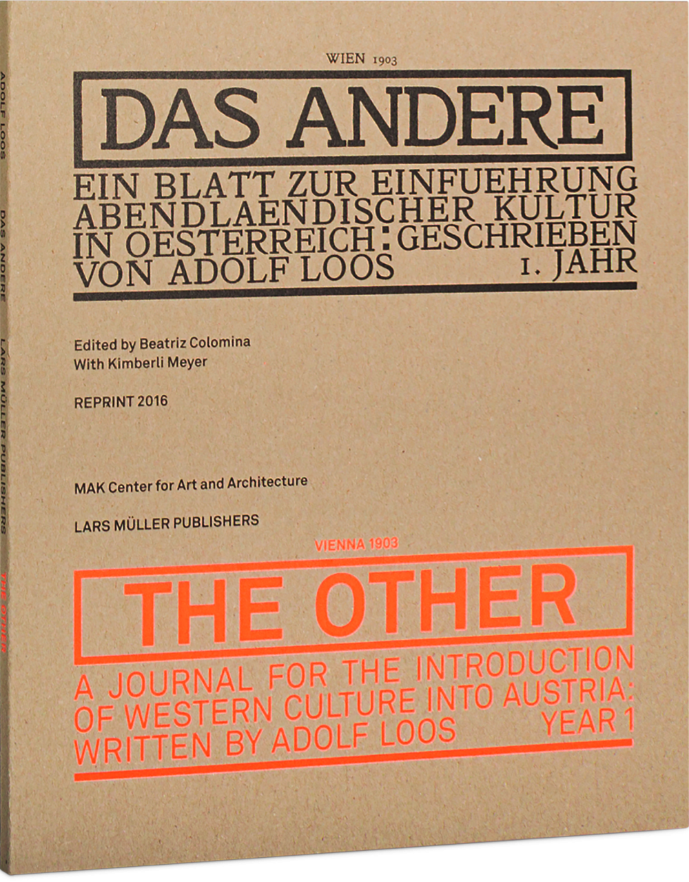 Das Andere Adolf Loos Cover