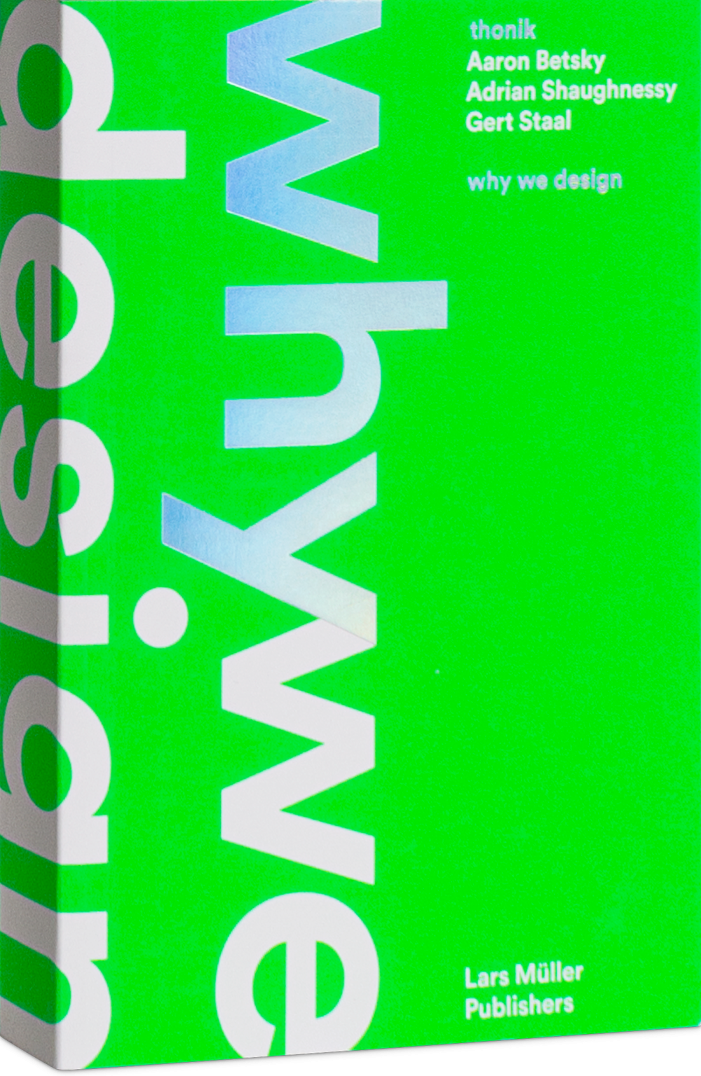 Thonik Why We Design Cover